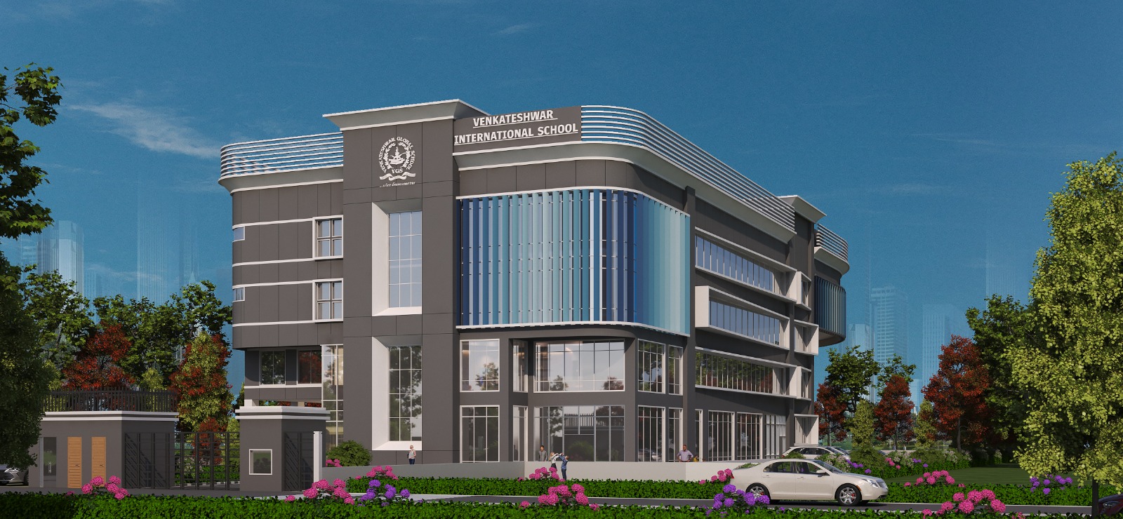 Venkateshwar International School campus in Rohini, Delhi